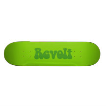 Revolt - Shades of Green Skate Board Deck
