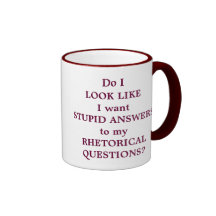 Rhetorical Questions Mugs