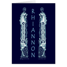Rhiannon Celtic Horse Card