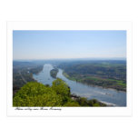 Rhine valley near Bonn, Germany Post Card