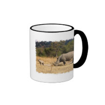 Rhinoceros Family Coffee Mug