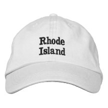 Rhode Island Embroidered Baseball Cap