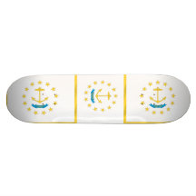 RHODE ISLAND FLAG SKATE BOARD DECK