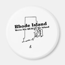 Rhode Island State Slogan Magnets