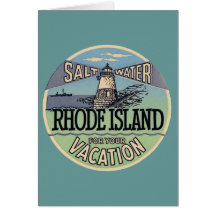 Rhode Island Vintage Travel Greeting Cards