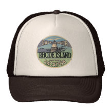 Rhode Island Vintage Travel Hats