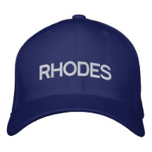 Rhodes Cap Embroidered Baseball Caps