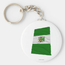 Rhodesia Waving Flag (1968-1979) Keychains