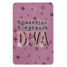 Rhodesian Ridgeback DIVA Flexible Magnets