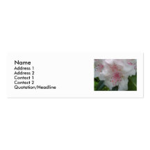 Rhododendron Business Card Templates