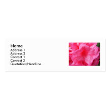 Rhododendron Business Cards