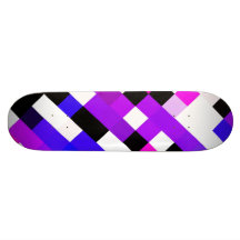 Rhombs pattern skateboard