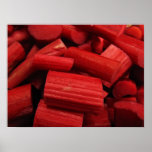 Rhubarb Abstract Print