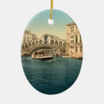 Rialto Bridge and Grand Canal, Venice Ornament