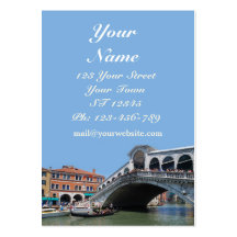 Rialto Bridge Chubby Business Card