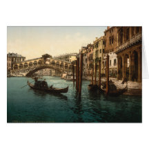 Rialto Bridge I, Venice, Italy Card