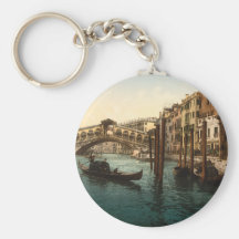 Rialto Bridge I, Venice, Italy Keychains