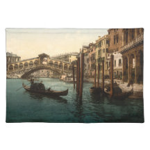Rialto Bridge I, Venice, Italy Placemats
