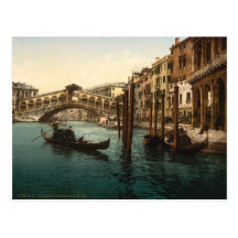 Rialto Bridge I, Venice, Italy Postcard