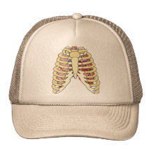Rib Cage Lungs & Heart Trucker Hats