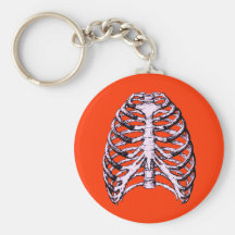 Rib Cage Purple Key Chain