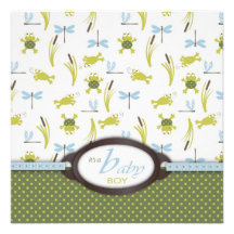 Ribbit Invitation Square