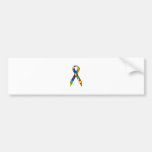 Ribbon Autism Awareness Bumper Sticker