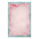 Ribbon Romance Stationery Design