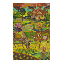 'Rice Harvest' Stationery Paper