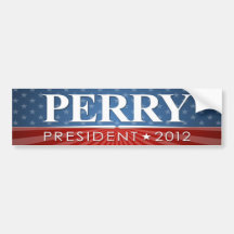Rick Perry 2012 Bumper Stickers