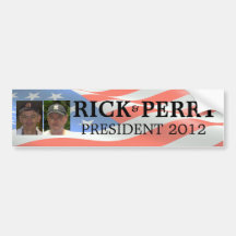 Rick & Perry for President 2012 Bumper Sticker