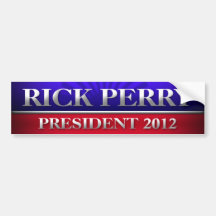 Rick Perry For President 2012 Bumper Sticker