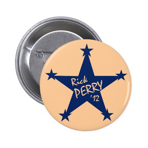Rick Perry Stars Pinback Buttons