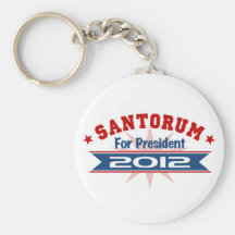 Rick Santorum 2012 Keychain