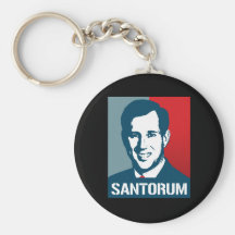 RICK SANTORUM POSTER KEY CHAIN