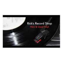 Rick's Record Shop Business Card Templates