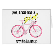 Ride Like a Girl Cards