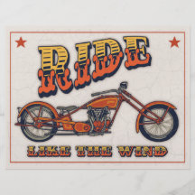 Ride Like the Wind Personalised Flyer