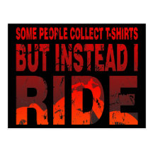 Ride not Collect Postcards