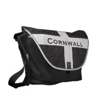 Ridge Textured Cornwall Flag Messenger Courier Bags