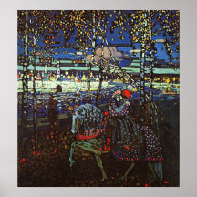 Riding Couple by Wassily Kandinsky Posters