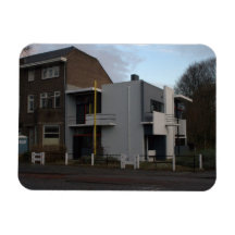 Rietveld Schröder House, Utrecht Rectangle Magnet