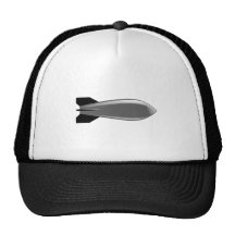 Right sideways pointed bomb mesh hat