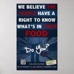 Right to Know Poster - 11x18" - LabelGMOs.org