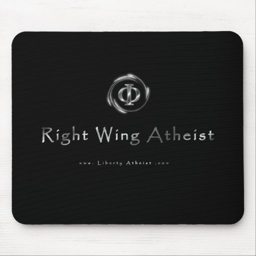Right Wing Atheist Mousepad