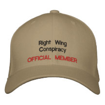 Right Wing Conspiracy Embroidered Baseball Caps
