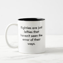 Righties Error Mugs