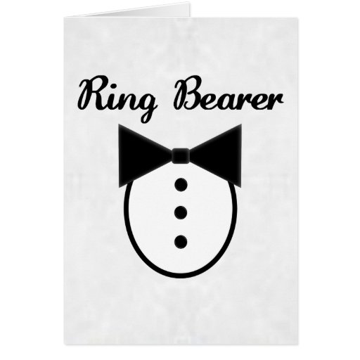 Ring Bearer Greeting Cards