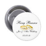 Ring Bearer Wedding Party Pins Buttons