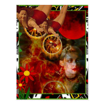 Ring Of Fire by Janiece Senn Postcards